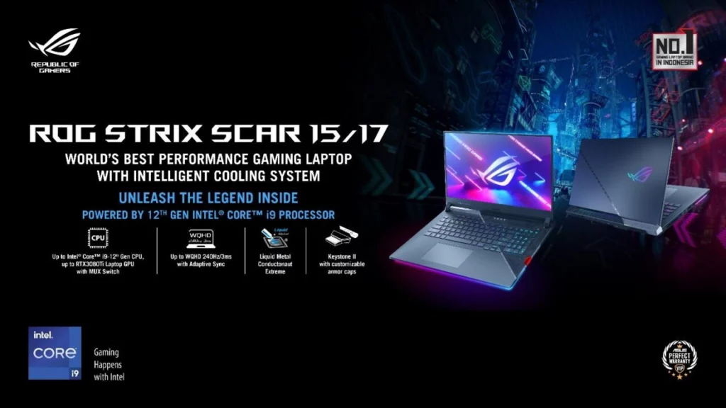 Laptop Gaming ROG dengan 12th Gen Intel® Core™ Telah Hadir di Indonesia, Unleash The Legend Inside! 4 image 3