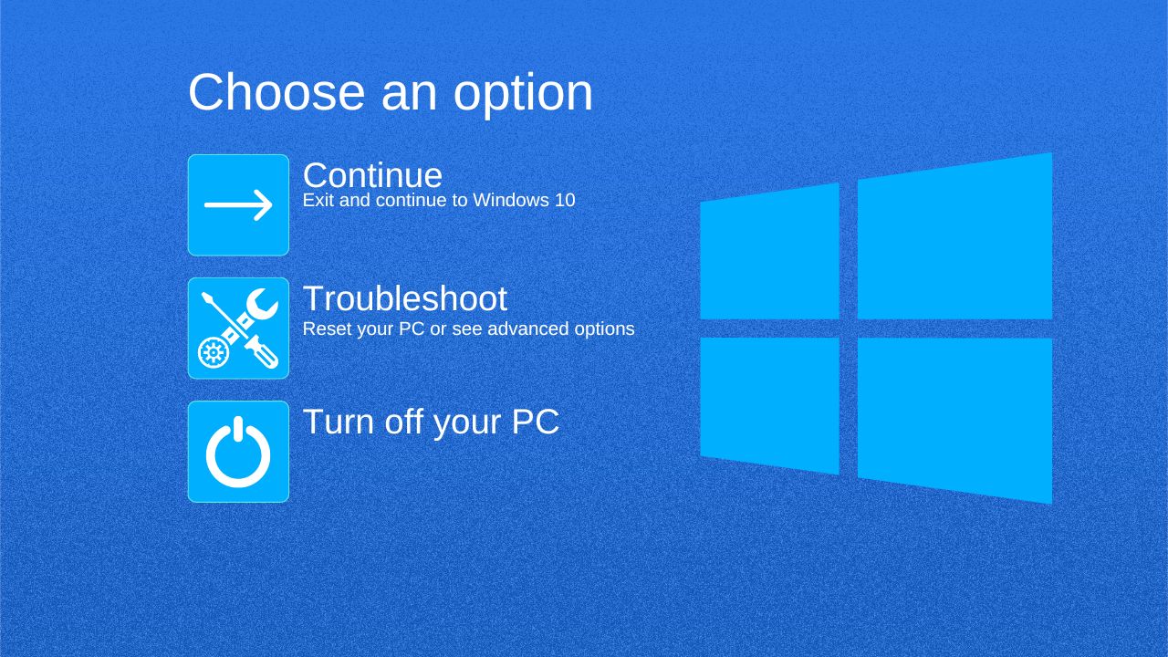 Cara Mengatasi Choose an Option Windows 10