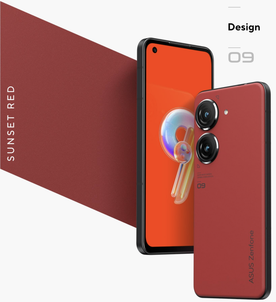 ASUS Zenfone 9 Sunset Red