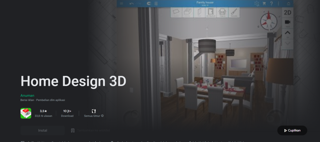 6 Aplikasi Desain Rumah Android Offline Gratis - LAB Tekno