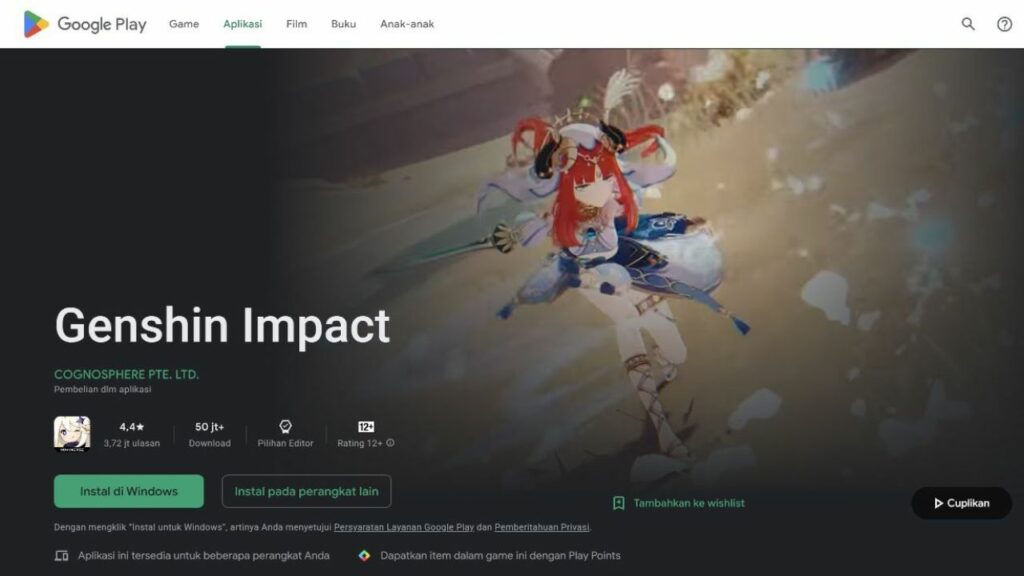 Main Game Seluler di PC Lewat Google Play Game