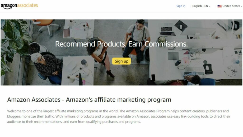 Cara Daftar Affiliate Amazon