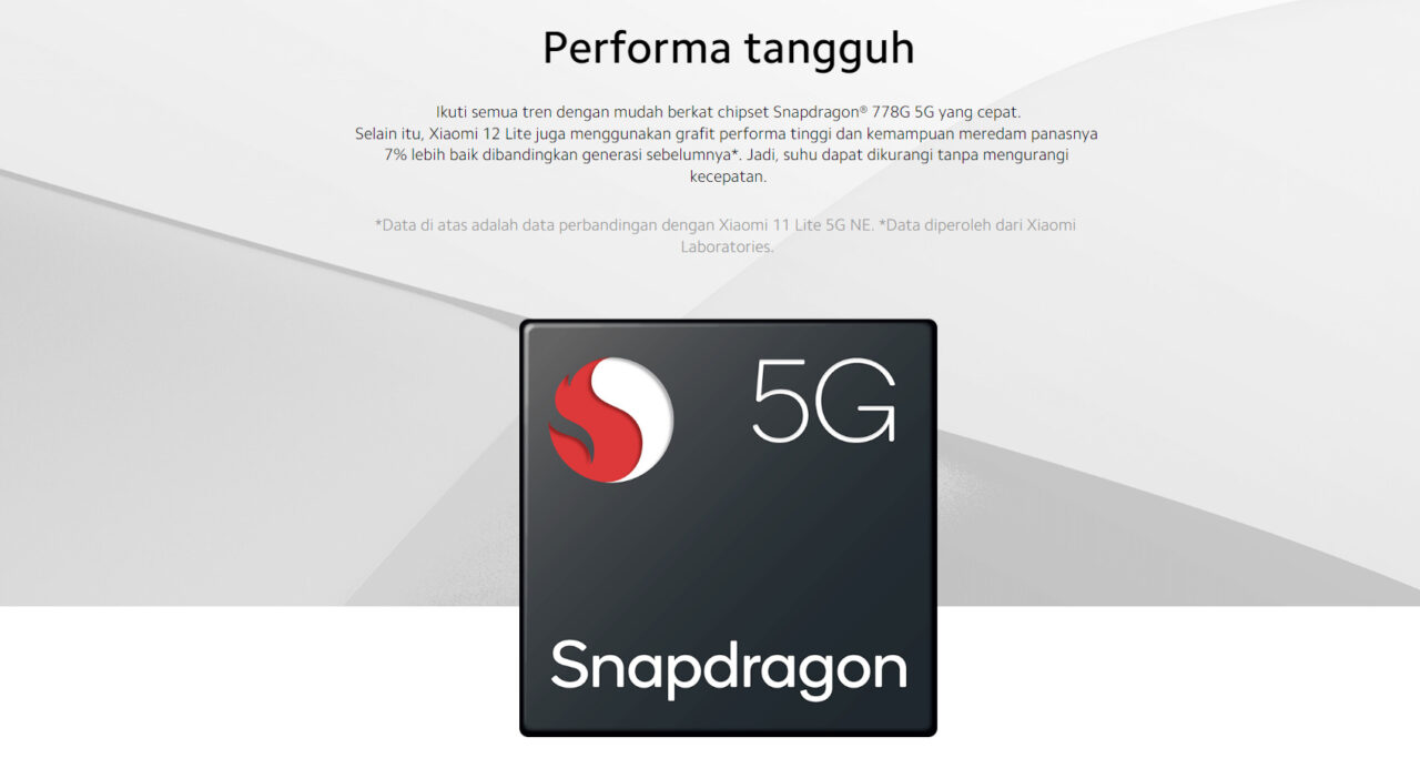Chipset Snapdragon 778G 5G 