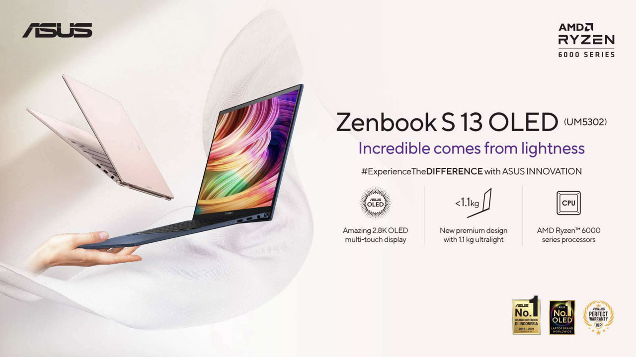 Review ASUS Zenbook S 13 OLED (UM5302), Laptop Ultra Portabel