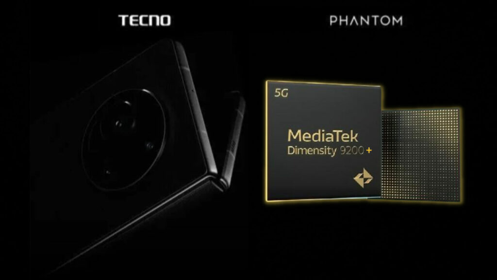 Tecno Phantom V Fold, Chipset MediaTek Dimensity 9200 Plus