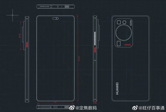 Skema Desain Huawei P60 Pro