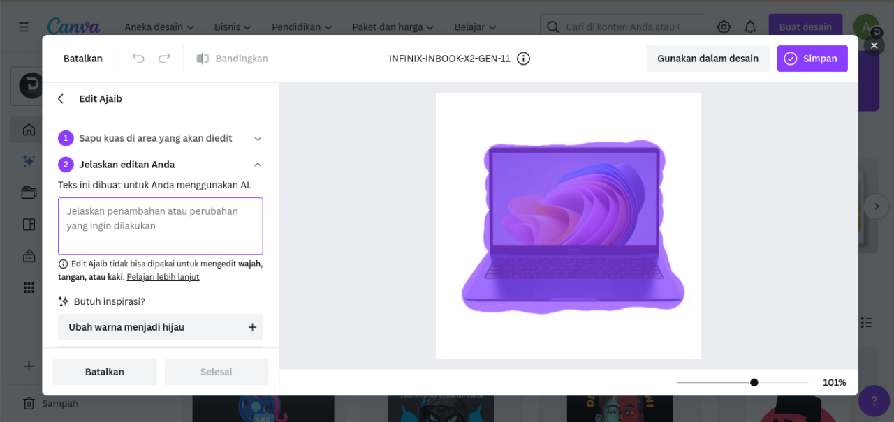 Cara Edit Foto Mirip Disney Pixar di Canva