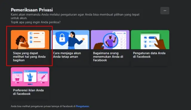 Cara mengatur Privasi di Facebook