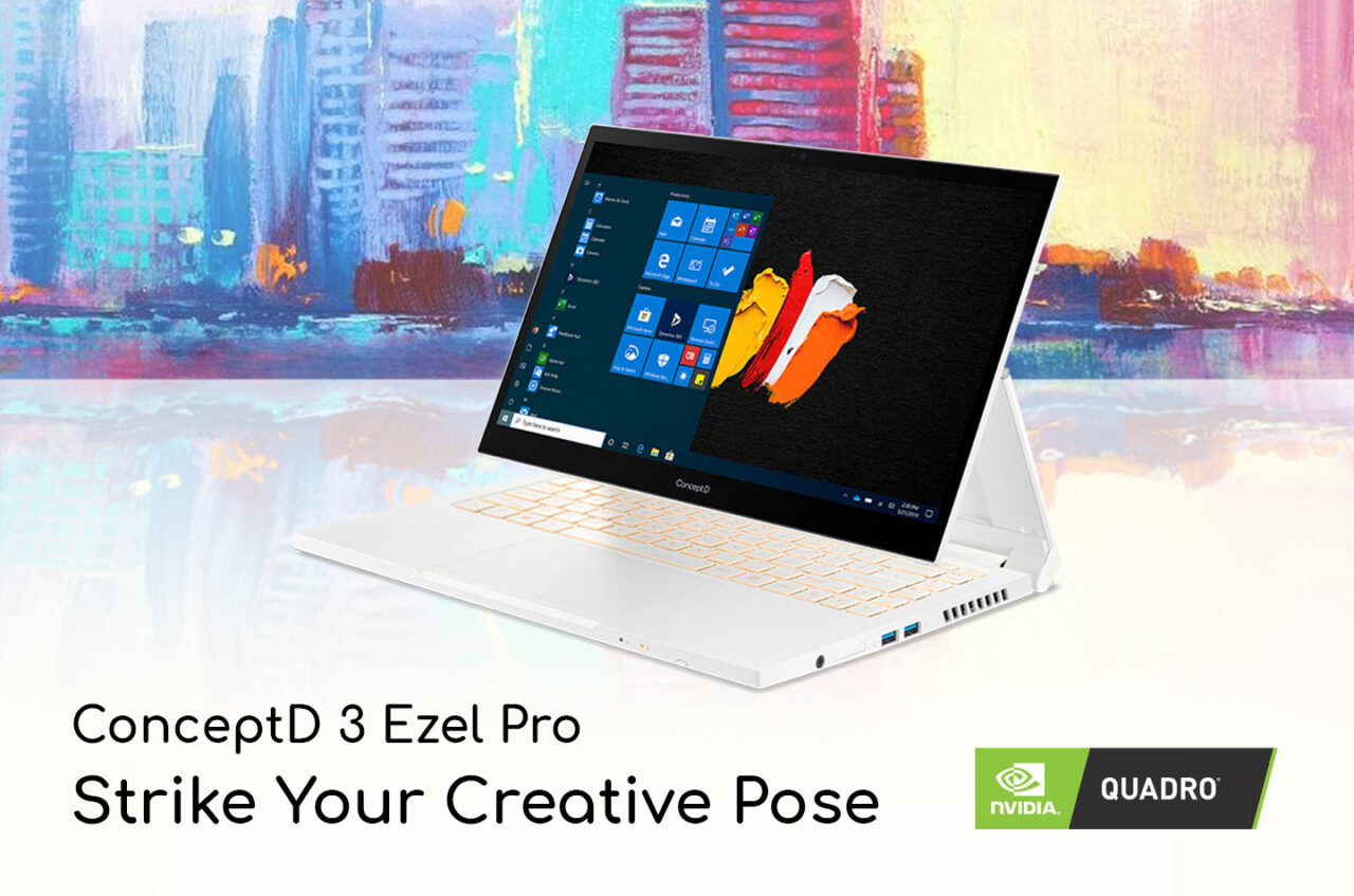 Acer ConceptD 3 Ezel Pro - Laptop 2 in 1 Terbaik