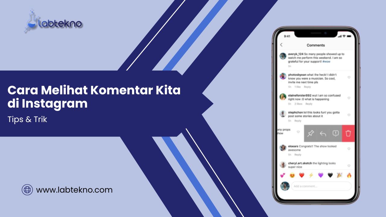 Cara Melihat Komentar Kita di Instagram