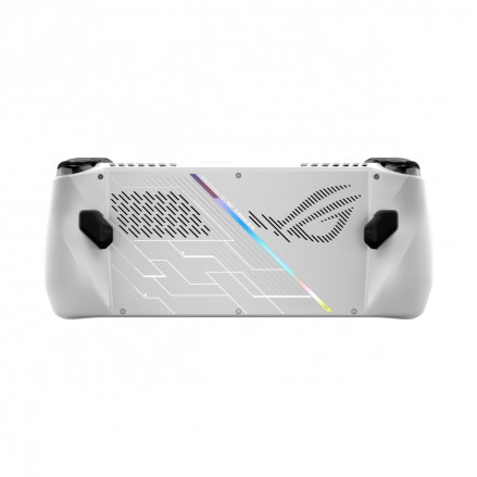 Review ASUS ROG Ally Z1 - Tombol Belakang dan logo ROG