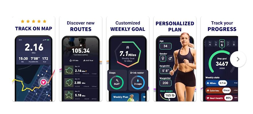 5 Aplikasi Running Tracker Terbaik di Android 1 Running App - GPS Run Tracker