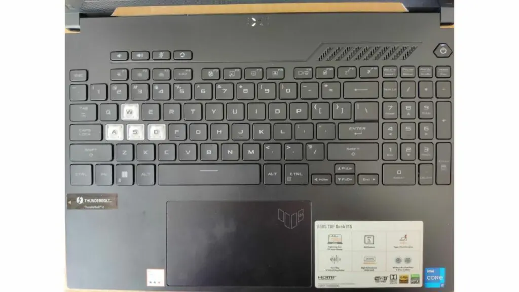 Keyboard ASUS TUF Dash F15