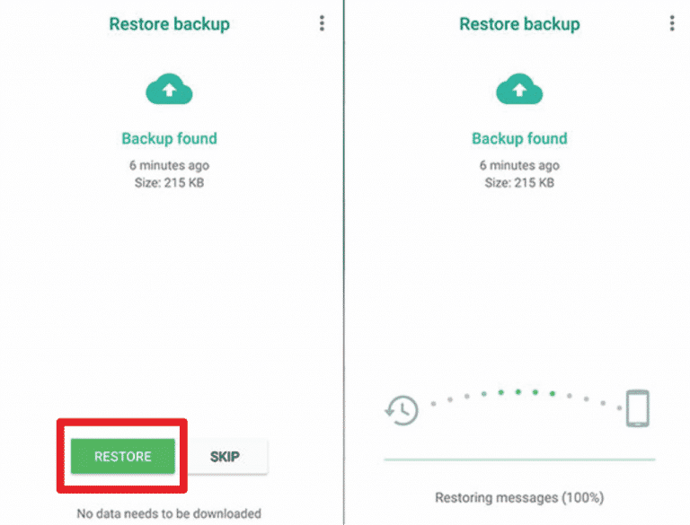 cara memulihkan cadangan pesan WhatsApp melalui Google Drive